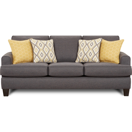 Sofa in Maxwell Gray Dijon Fabric